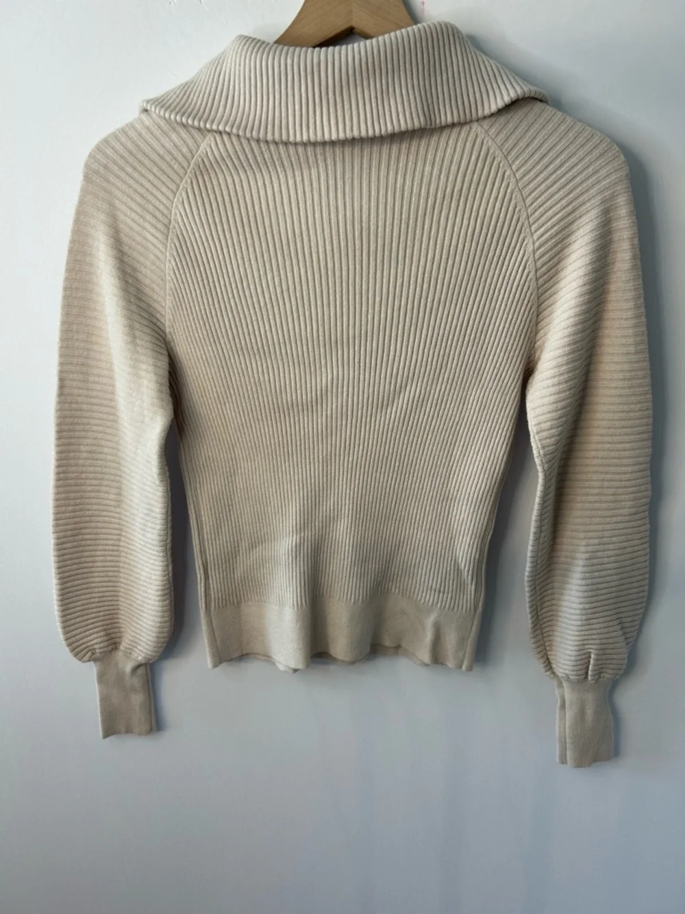Sioni Women’s Ribbed Quarter Zip Sweater, Size Small - Picture 4 of 6